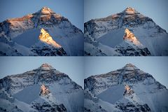 35 Mount Everest North Face From Rongbuk At End Of Sunset